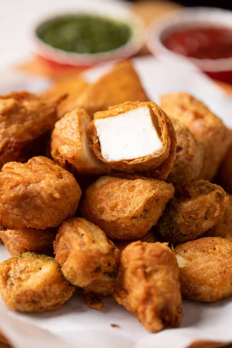 Paneer Pakora Recipe 2 Ways