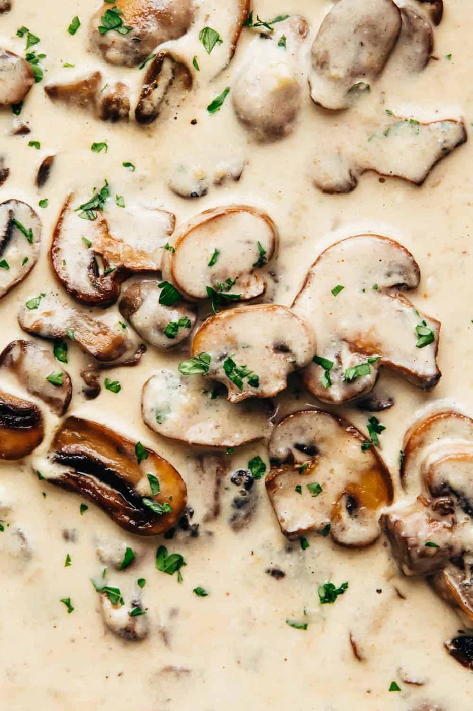 Creamy Parmesan Mushroom Sauce