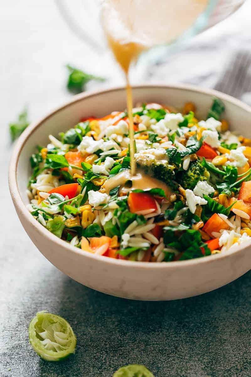Lemon Orzo Pasta Salad
