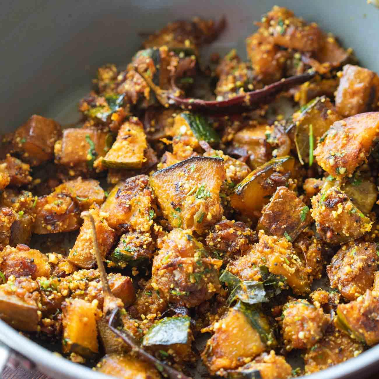 Peanut Pumpkin Sabzi