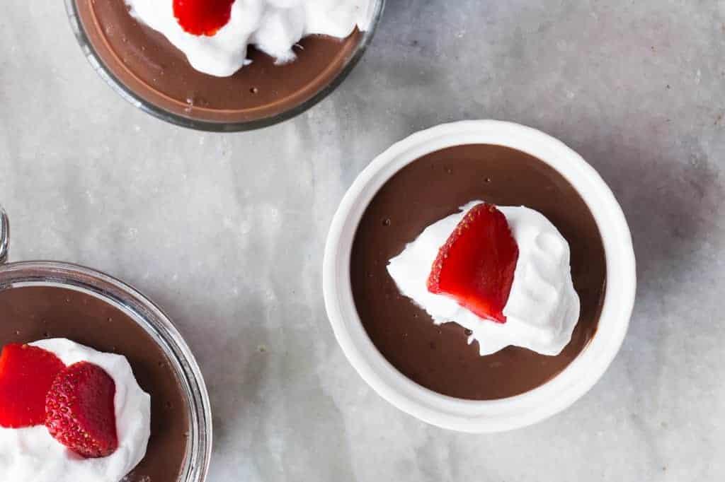 Quick 15 Minute Microwave Chocolate Pudding