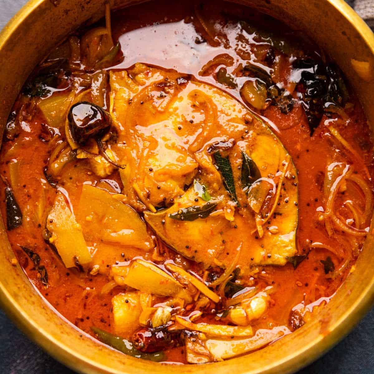 Raw Mango Fish Curry (Alleppey Fish Curry)