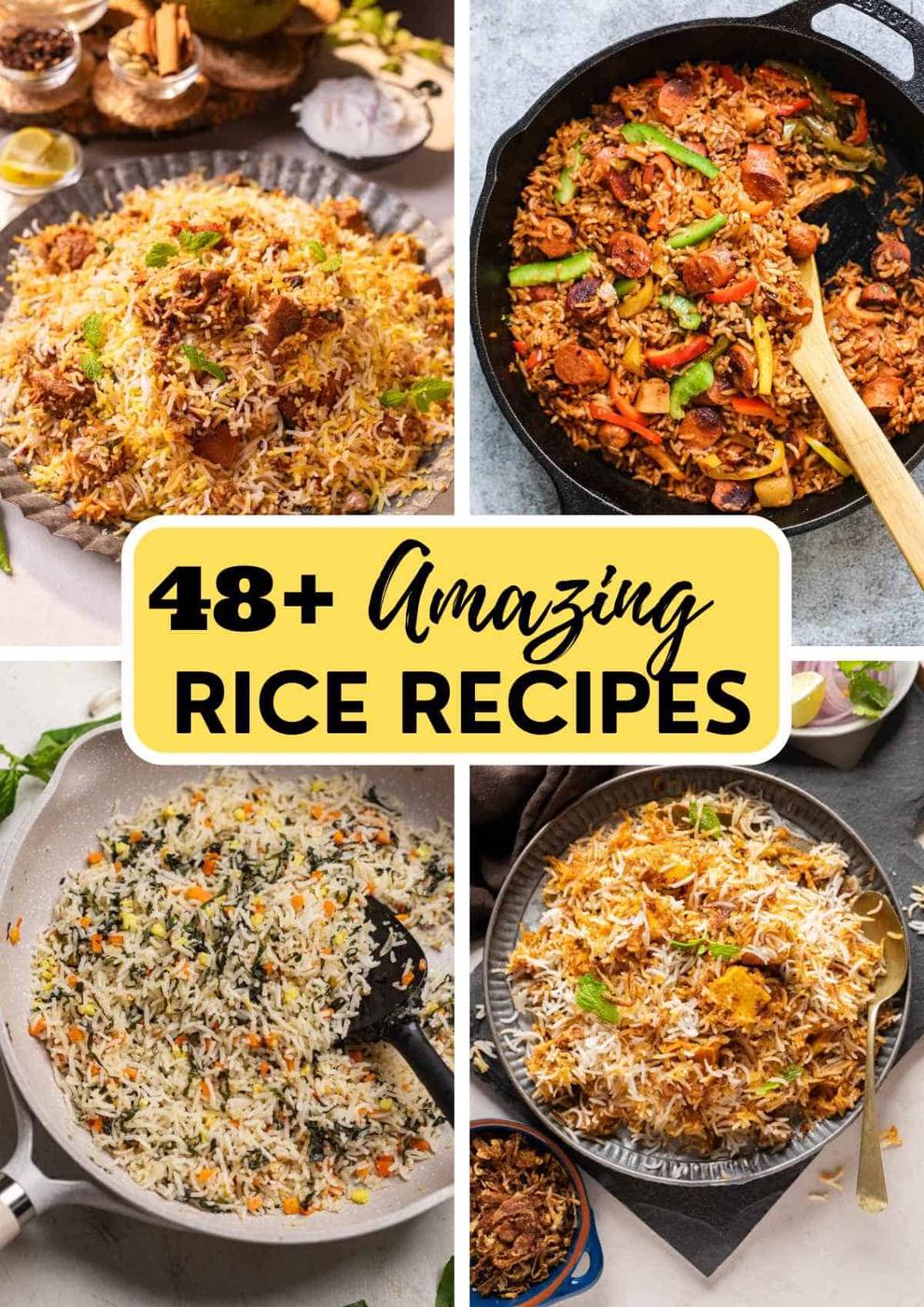 48+ amazing Rice Recipes for every mood