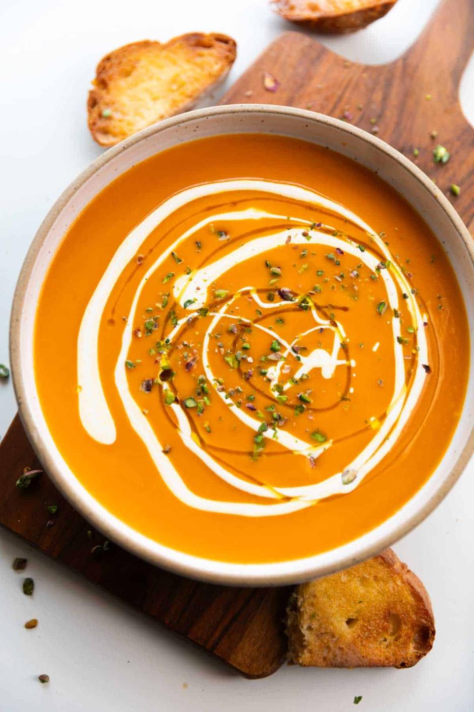 Roasted Pumpkin Pepper Soup