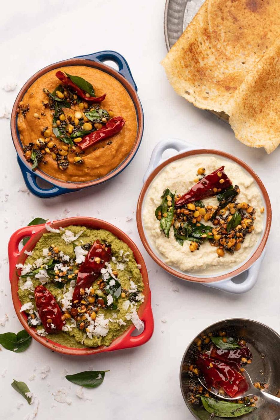 Chutney Recipes for Idlis and Dosas