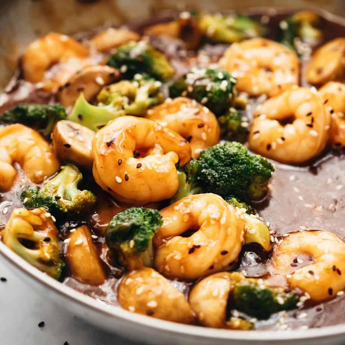 Teriyaki Shrimp Broccoli Stir Fry (Ready in 30 mins)