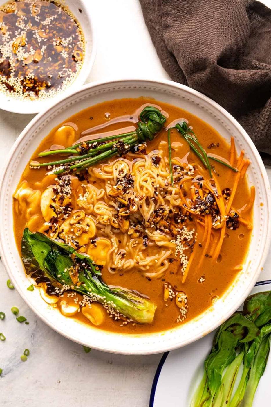 Tonkotsu Style Veg Ramen