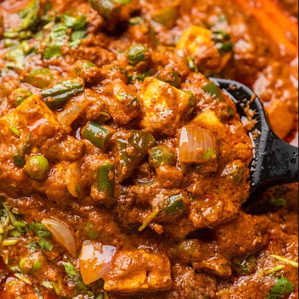 Veg Kolhapuri (Spicy Mix Vegetable Curry)