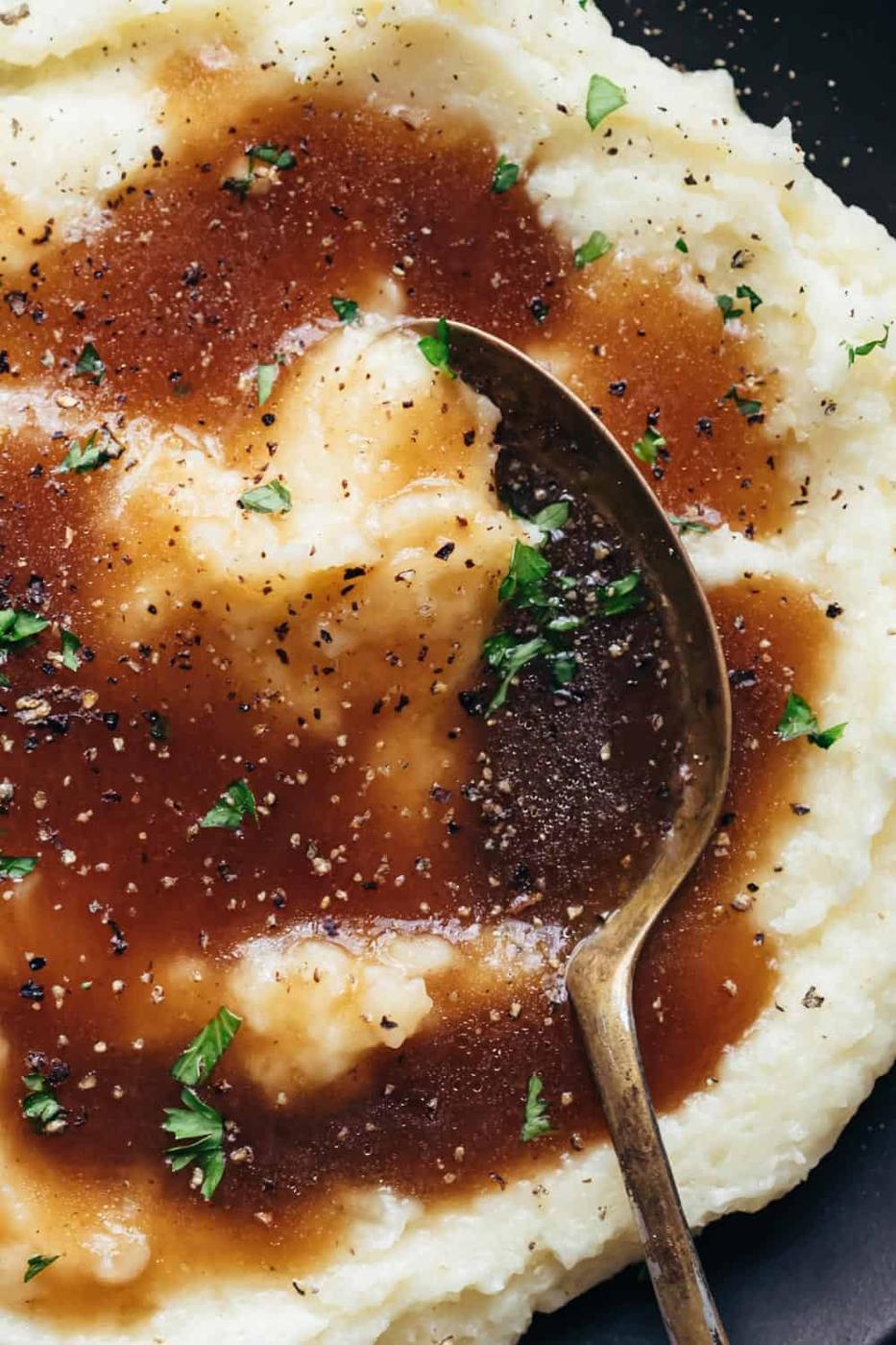 Vegetarian Gravy with Mushrooms
