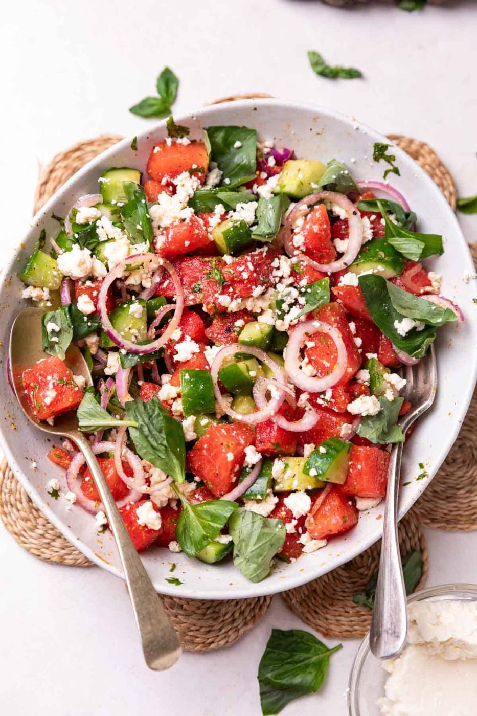 The Best Watermelon Salad