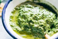 Effortless Immersion Blender Vegan Basil Walnut Pesto