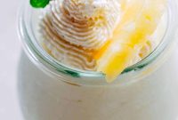 Tropical Escape: Eggless Pineapple Mousse