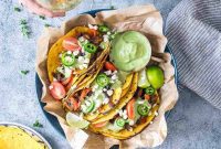 Meaty Portobello Fajita Tacos