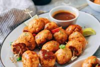 Dynamite Glazed Chicken Meatballs