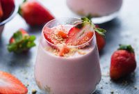 No Fuss Strawberry Cheesecake Jars