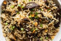 Roasted Garlic Mushroom Fried Rice