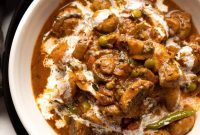 Restaurant Style Mushroom and Pea Masala