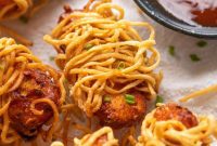 Golden Thread Paneer Bites