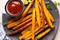 Ultra Crispy Air Fryer Sweet Potato Fries