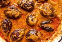 Stuffed Eggplant Curry