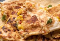 Cheesy Bell Pepper and Corn Quesadillas