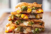Golden Broccoli & Corn Quesadillas
