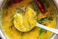 Zesty Raw Mango Lentil Curry