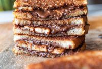 Golden Nutella Banana Melt