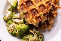 Broccoli Cheddar Waffles