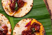 Golden Ghee Roast Mushroom Tacos