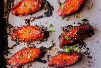 Gochujang Glazed Baked Chicken Wings