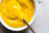 Tropical Mango Mustard Dip