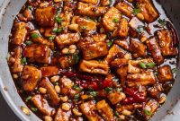 Crispy Air Fryer Kung Pao Tofu
