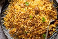 Aromatic Mushroom Biryani