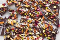 Five-Ingredient Rose Pistachio Swirl Bark