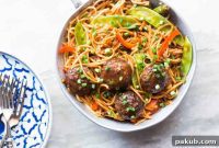 One Pan Manchurian Veg Noodle Stir Fry
