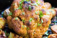 Tandoori Spiced Whole Roasted Cauliflower