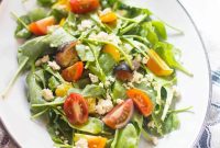 Summer Harvest Tofu Salad with Roasted Garlic and Heirloom Tomatoes