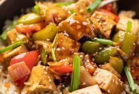 Zesty Sweet Tofu Sizzle