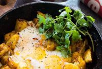 Masala Potato and Egg Skillet