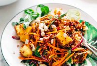 Exotic Thai Mango Peanut Quinoa Salad