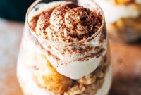 No-Bake Baileys Tiramisu Trifle Cups