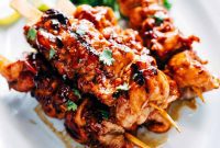 Effortless Five-Ingredient Grilled Sambal Chicken Skewers