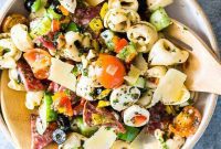 Mediterranean Tortellini Antipasto Salad
