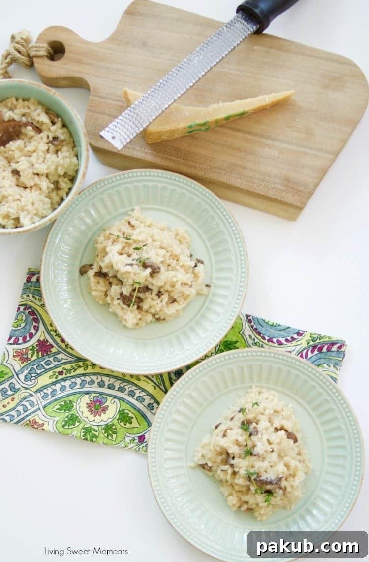 Master Your Instant Pot 21 Recipes for Every Meal 14 Creamy Pressure Cooker Mushroom Risotto, an easy and elegant Italian dish.