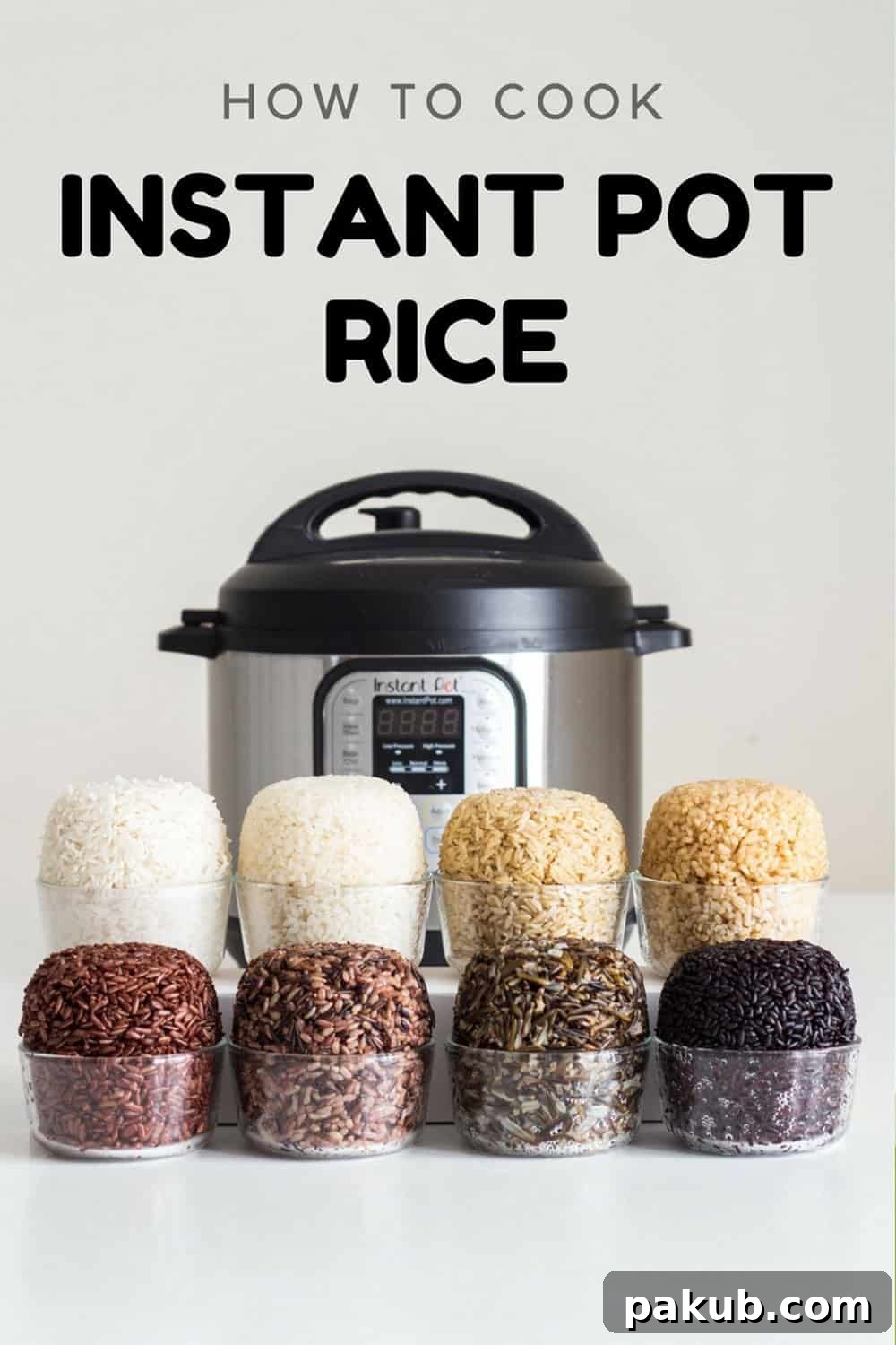 Master Your Instant Pot 21 Recipes for Every Meal 18 Fluffy and perfectly cooked Instant Pot Rice, an essential side dish.