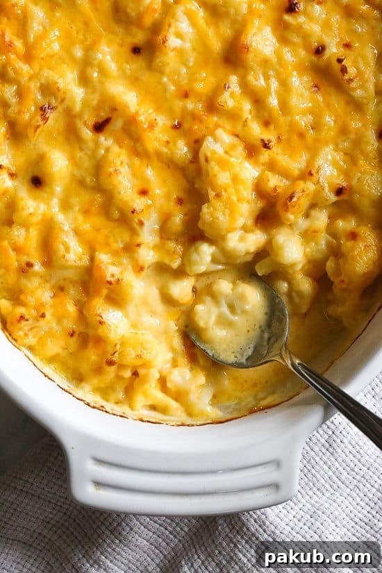 cauliflower mac and cheese - healthy cauliflower recipes