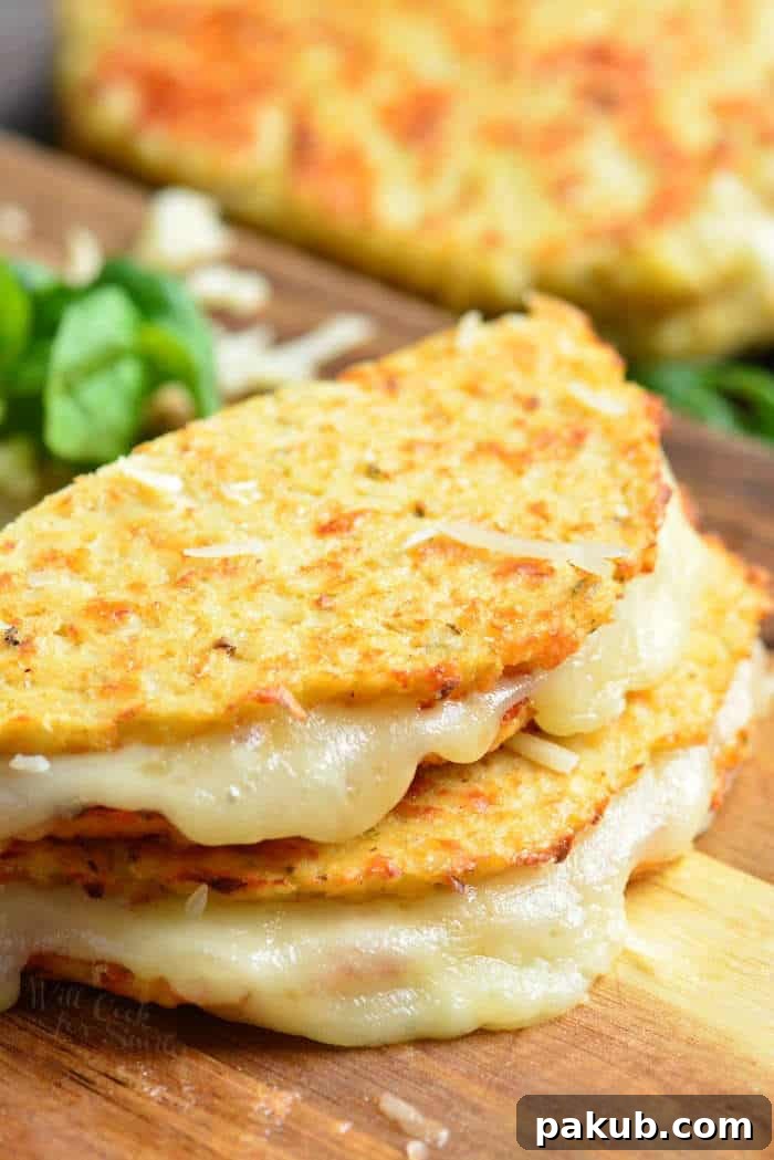 cauliflower grilled cheese - healthy cauliflower recipes