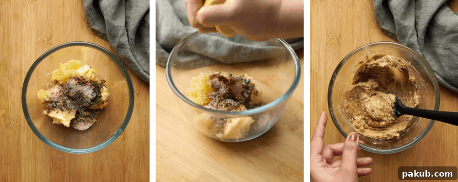 steps to make herbed butter