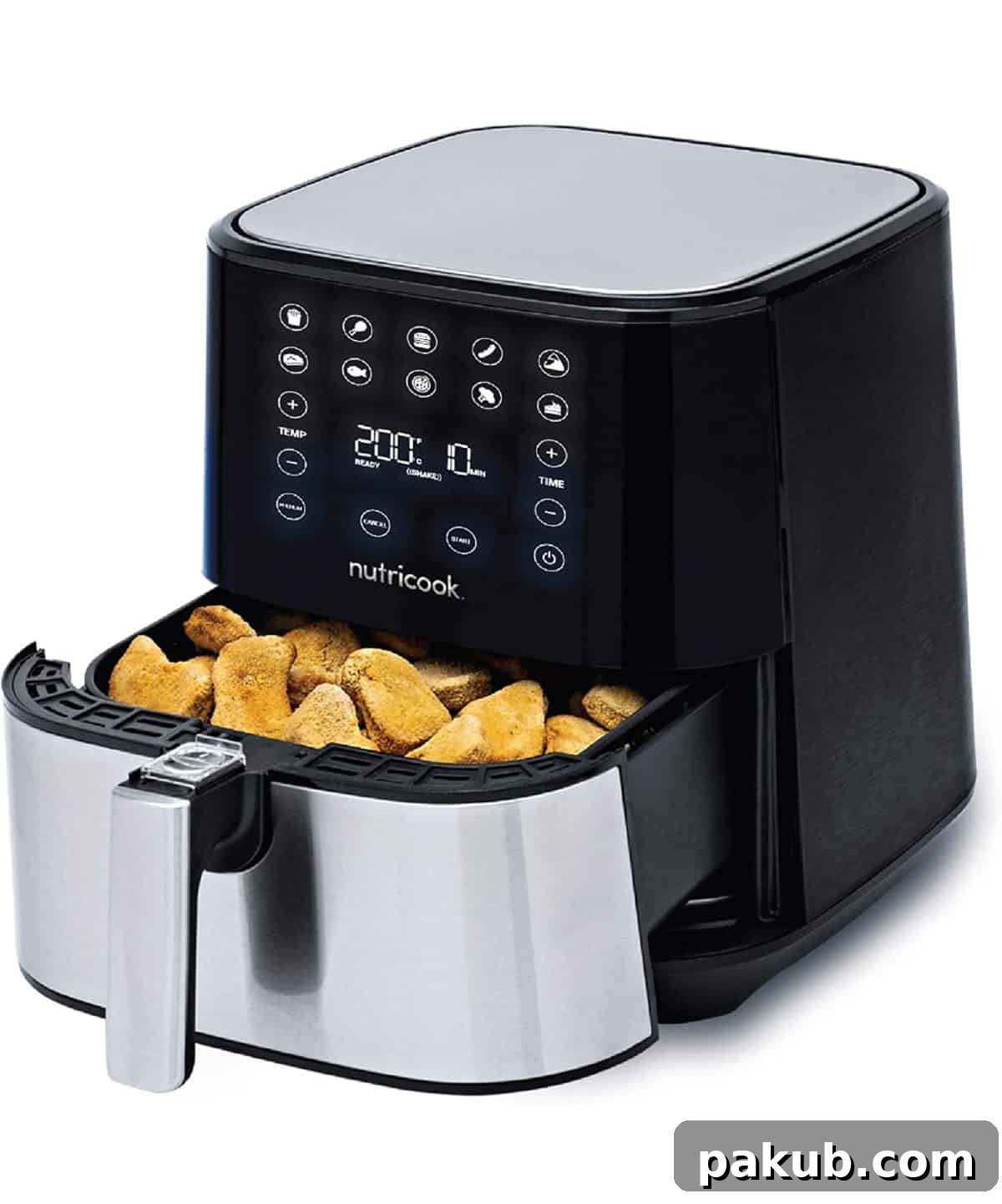 My Favorite Kitchen Workhorses of 2022 10 A sleek Nutricook air fryer, ready to transform everyday meals into healthier, crispy delights, representing a modern approach to cooking.